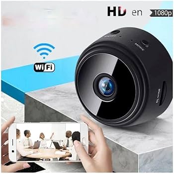 Mini Câmera Espiã A9 Segurança Wi-fi Full Hd Coibeu Cor Preto